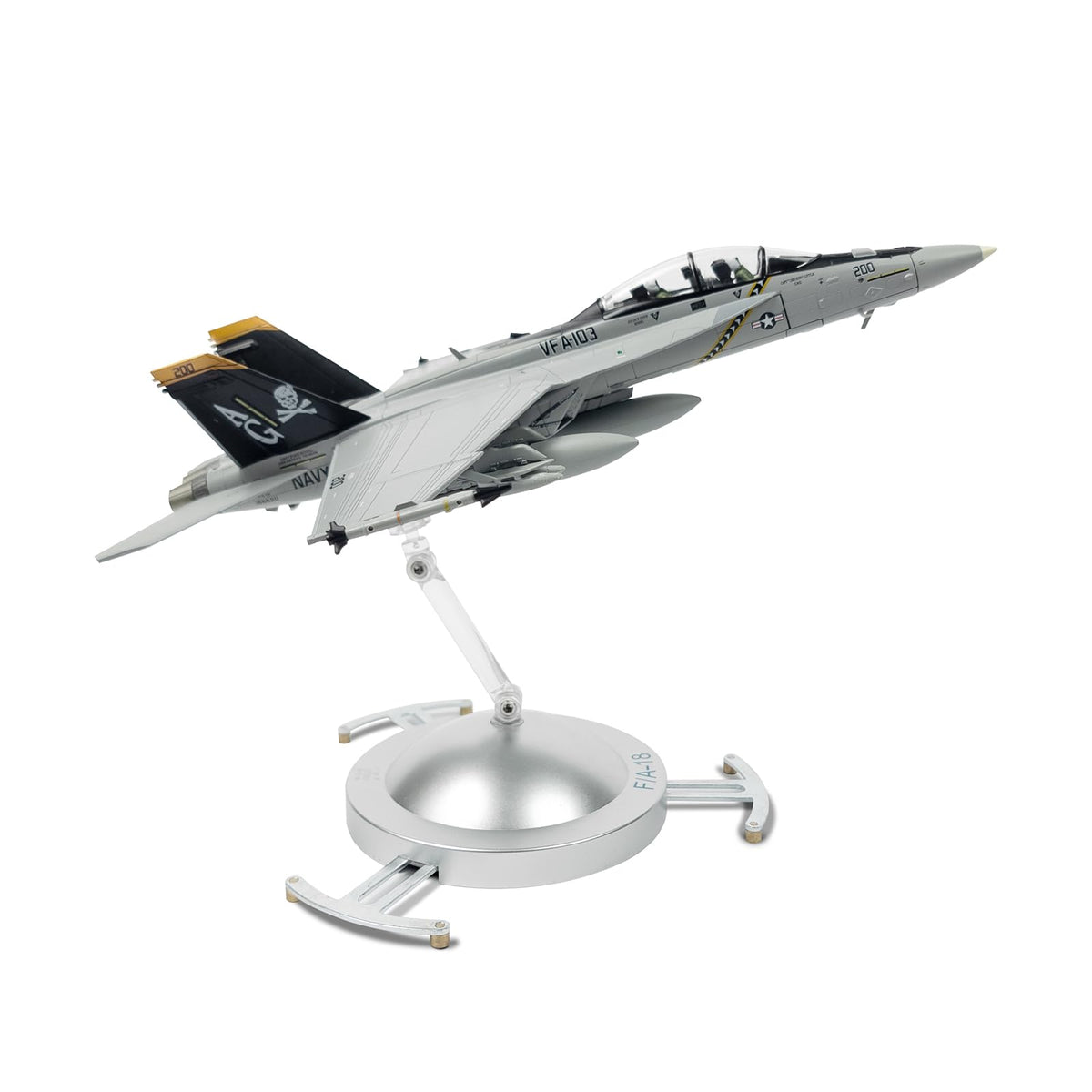 1:72 Diecast Metal F/A-18F Jolly Rogers Model - US Navy Strike Fighter by NUOTIE