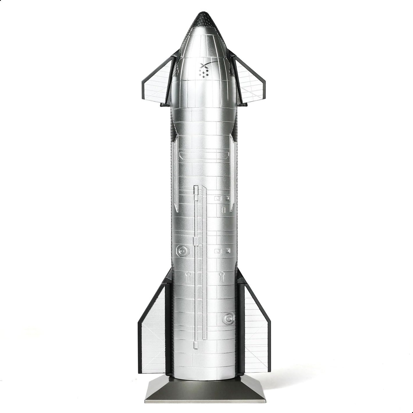 QIYUMOKE 1/200 Starship Rocket Model for SpaceX Dragon Spacecraft Model Rockets for Adlut with Stand NASA Static Starship Models for Space Enthusiasts Gift or Desktop Display(10.43" L)