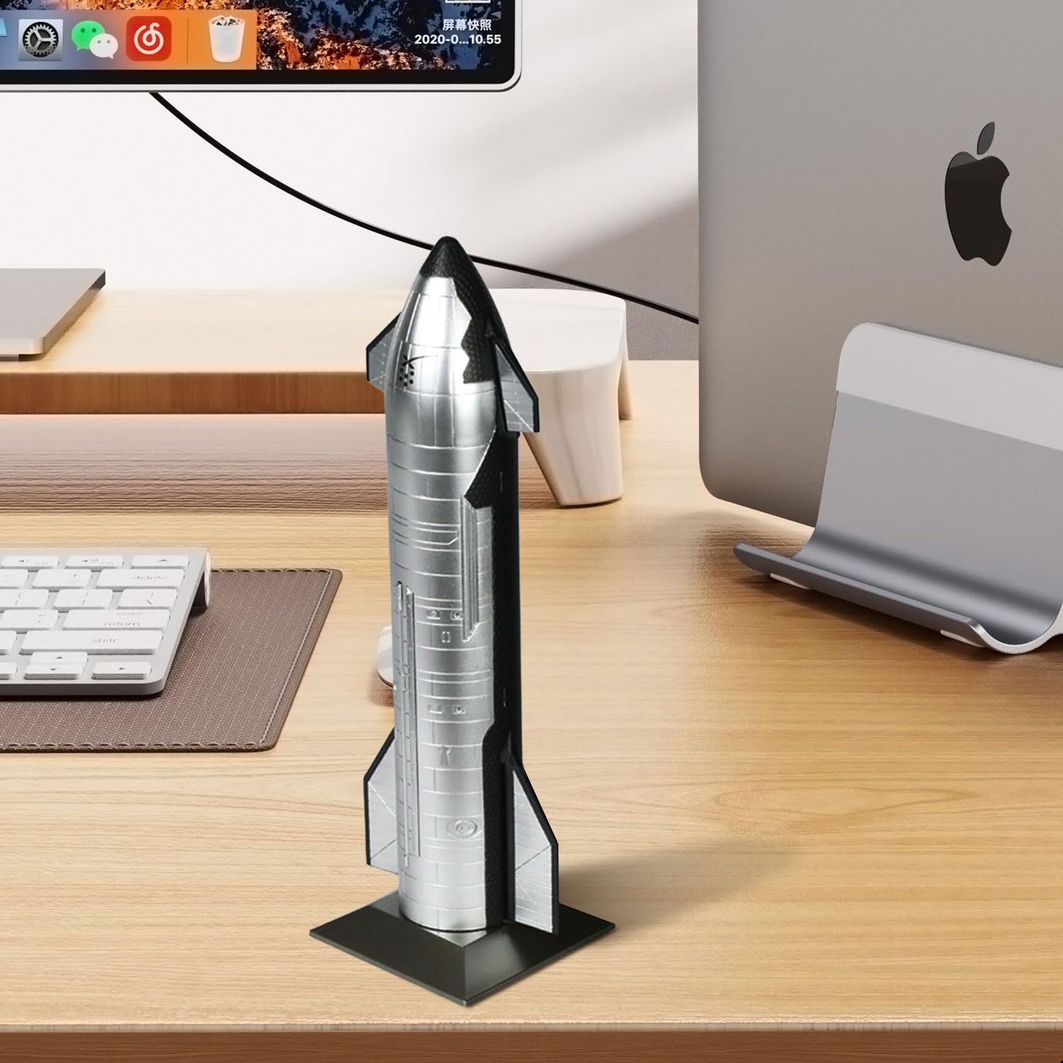 1/200 SpaceX Starship S24 Model with Booster B7 | Pre-Built Static Display Rocket with Base Stand