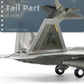 F-22 Raptor 1/100 Scale Diecast Metal Fighter Jet Model Stealth Combat Airplane Air Force Aircraft Alloy Model with Stand for Adult Military Collections or Gift (FF 03049)