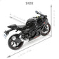 1:12 Motorcycle Model for Suzuki GSX R1000R Alloy Diecast Motorcycle Model Toy Mini Moto Gift（Black）