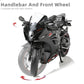 1:12 Motorcycle Model for Suzuki GSX R1000R Alloy Diecast Motorcycle Model Toy Mini Moto Gift（Black）