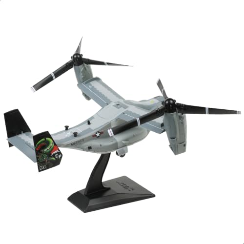 NUOTIE 1/72 USMC MV-22B Osprey Model VMMT-204 Raptors Diecast Plane Stand