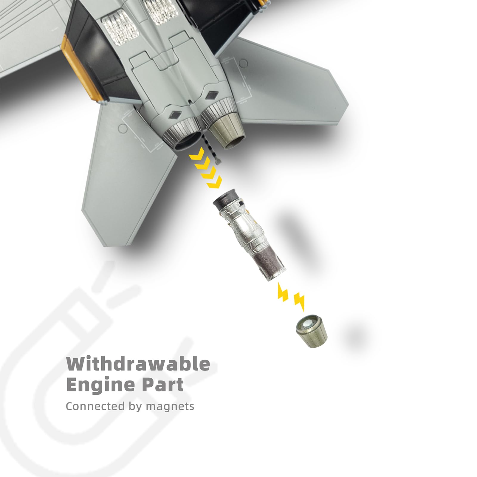 1/72  F/A-18F Super Hornet Diecast Metal Model - USN VFA-103 "Jolly Rogers" Jet by NUOTIE