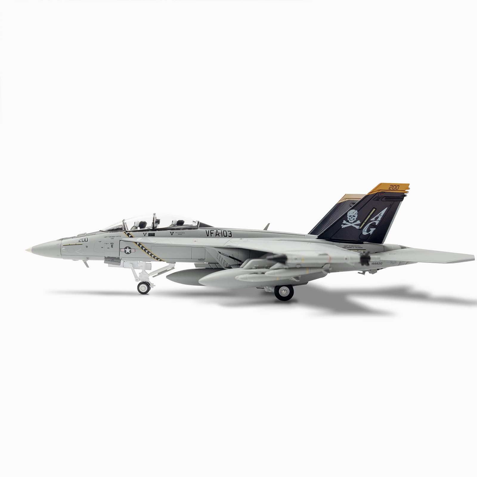 1/72  F/A-18F Super Hornet Diecast Metal Model - USN VFA-103 "Jolly Rogers" Jet by NUOTIE