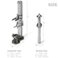 QIYUMOKE 1/400 Starship Rocket Model Kits for Spacex Spacecraft Model Rockets for Adlut with Mechazilla Stand NASA Static Starship Models for Space Enthusiasts Gift or Desktop Display(14.57" L)