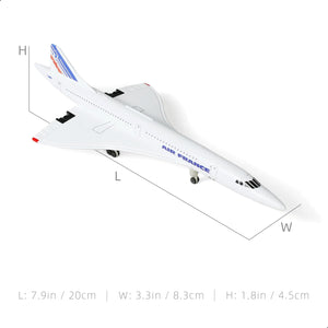1/300 Air France Concorde Diecast Metal Model w/ Stand