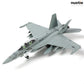 1/100 F/A-18 Super Hornet Fighter Aircraft Model Fighter U.S. Navy VAF-213 Blacklions Strike Fighter Squadron Painting F18 Model Diecast Plane Model with Display Stand Collection Gift for Adult