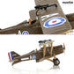 1/72 S.E.5a World War I Fighter Model Classic RAF 74th Squadron ACE-08 SE5a D 276 Aircraft Model Alloy Metal Die-cast Military Airplane Model with Display Stand Collection Gift for Adults