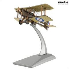 1/72 S.E.5a Diecast Metal Model - WWI RAF 74th Squadron Fighter (ACE-08 D276) with Stand