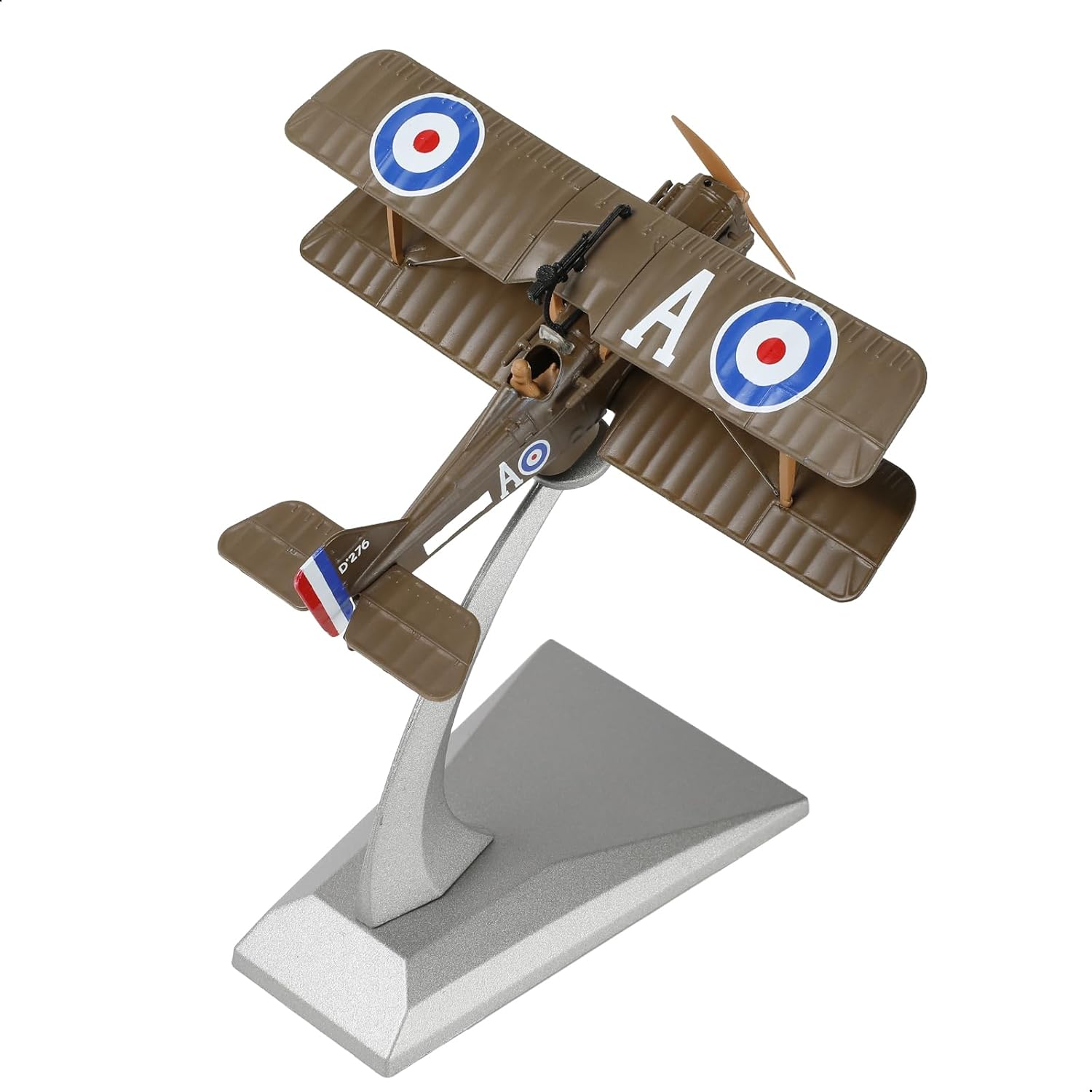 1/72 S.E.5a Diecast Metal Model - WWI RAF 74th Squadron Fighter (ACE-08 D276) with Stand