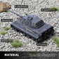 1/72 Scale Military Tank Model Finished Alloy Metal Die cast with Plastic Tank Model World War Ⅱ Army Vehicl Tank Mini 1945 Tiger Model Gift Collection Ideal for Military Fans (Berlin 1945)