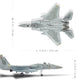 1/100 F-15C Eagle Metal Airplane Model Kits with Stand Gulf Spirit Diecast Alloy Fighter Model Jet Military Aircraft Collection for Adult Display or Gift