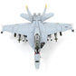 1/100 F/A-18F Super Hornet VFA-2 Diecast Metal Aircraft Model F18F VFA-2 Fighter Jet Model Kit Military Aircraft Model with Bracket for Collection and Gift