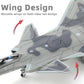 1/72 J20 Dragon Stealth Fighter Jet (Fire Fang) Model Military Aircraft Diecast Metal Model Kit with Stand for Military Enthusiasts Collections or Gift