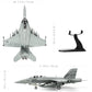 1/72 F/A-18F Ultimate Hornet Diecast Alloy Aircraft Model F18F Fighter Jet Simulation Model Kit Military Aircraft Model with Bracket for Collection and Gift