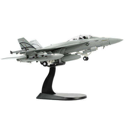 1/72 F/A-18F Ultimate Hornet Diecast Alloy Aircraft Model F18F Fighter Jet Simulation Model Kit Military Aircraft Model with Bracket for Collection and Gift