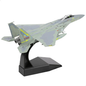 1/100 F-15A Eagle Fighter 76-0020 Model Diecast Metal Aircraft Model Military Fighter Aircraft Model with Stand for Adult Military Enthusiast Collection Display or Gift