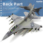 1/72 Scale F-16D Block Multirole Fighter Airplane Pre-Build Model Kits Finished Diecast Aircraft Metal Fighter Jet Model Display Collection or Gift (F-16D-Greece)