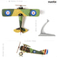 1/72 SPAD.S XIII Classic Fighter Aircraft Model WW I U.K. RYF 23th Squadron B6847 Painting SPAD Model Alloy Metal Die-cast Military Airplane Model with Display Stand Collection Gift for Adults