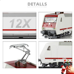 1/87 (HO Scale) 1994 12X Finished Locomotive Model - Train Track Collectible - White