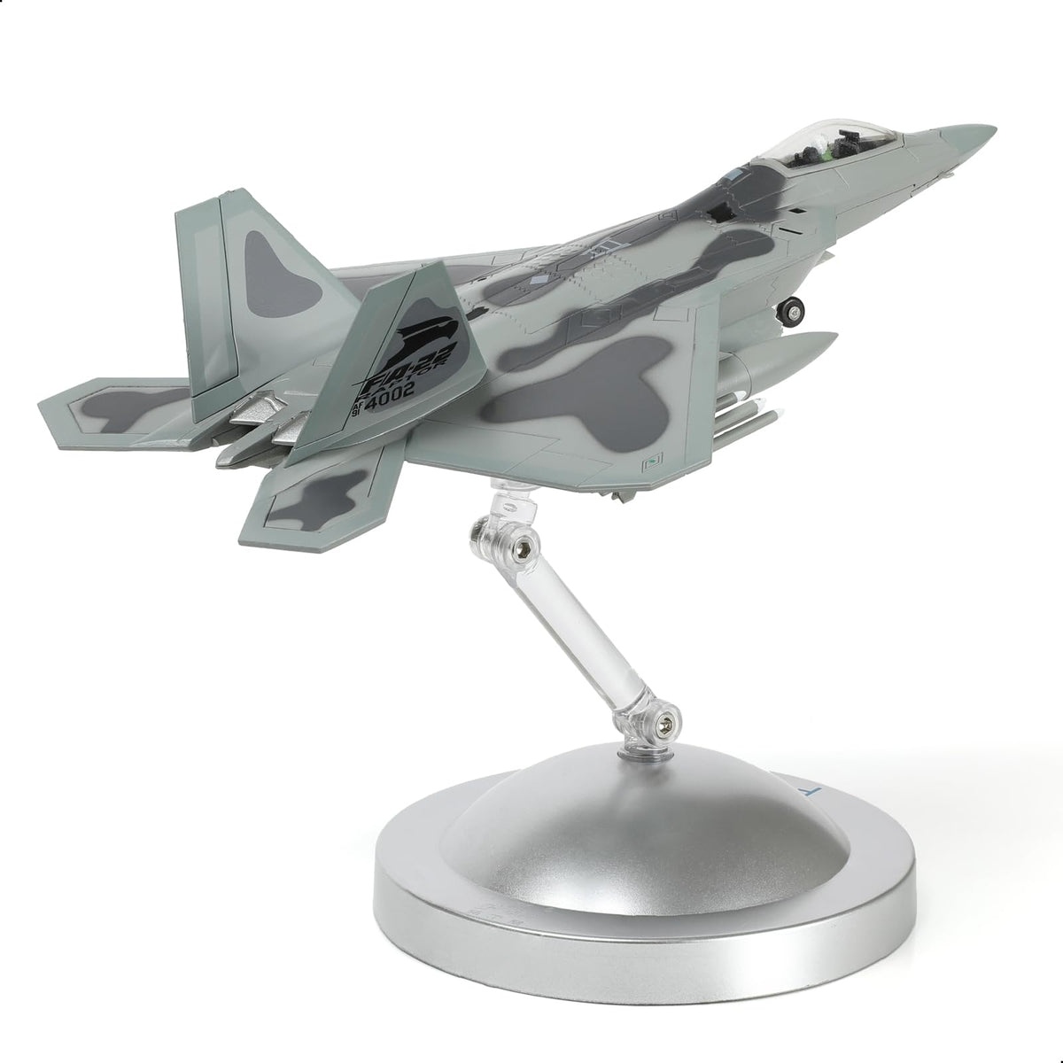 1/100 Scale F-22 Raptor Diecast Metal Model - Stealth Fighter S/N AF91 4002 NUOTIE