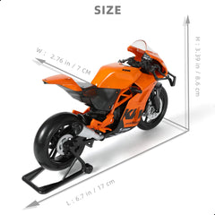 1:12 Die-cast RC 8C Motorcycle Scale Model, Orange, KTM