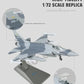 NUOTIE 1/72 FC-1 Fierce Dragon Model Grey Camo Diecast Jet Stand