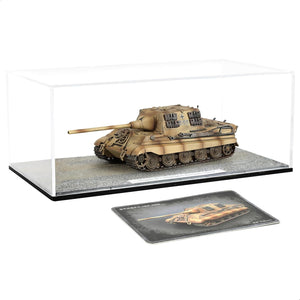 1/72 Scale Military Tank Model Finished Alloy Metal Die cast with Plastic Tank Model World War Ⅱ Army Vehicl Tank Mini 1945 Jagdtiger Model Gift Collection Ideal for Military Fans