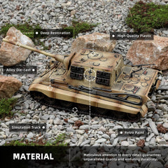 1/72 Die-cast Finished WWII German Jagdtiger Tank Destroyer Scale Model