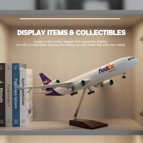 1/130 Large Scale Compatible for FedEx MD-11 Airplane Die-cast Model