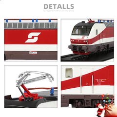 1/87 (HO Scale) 1997 Kh 1012 001-2 Finished Locomotive Model - Train Track Collectible - Red