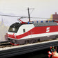 1/87 (HO Scale) 1997 Kh 1012 001-2 Finished Locomotive Model - Train Track Collectible - Red
