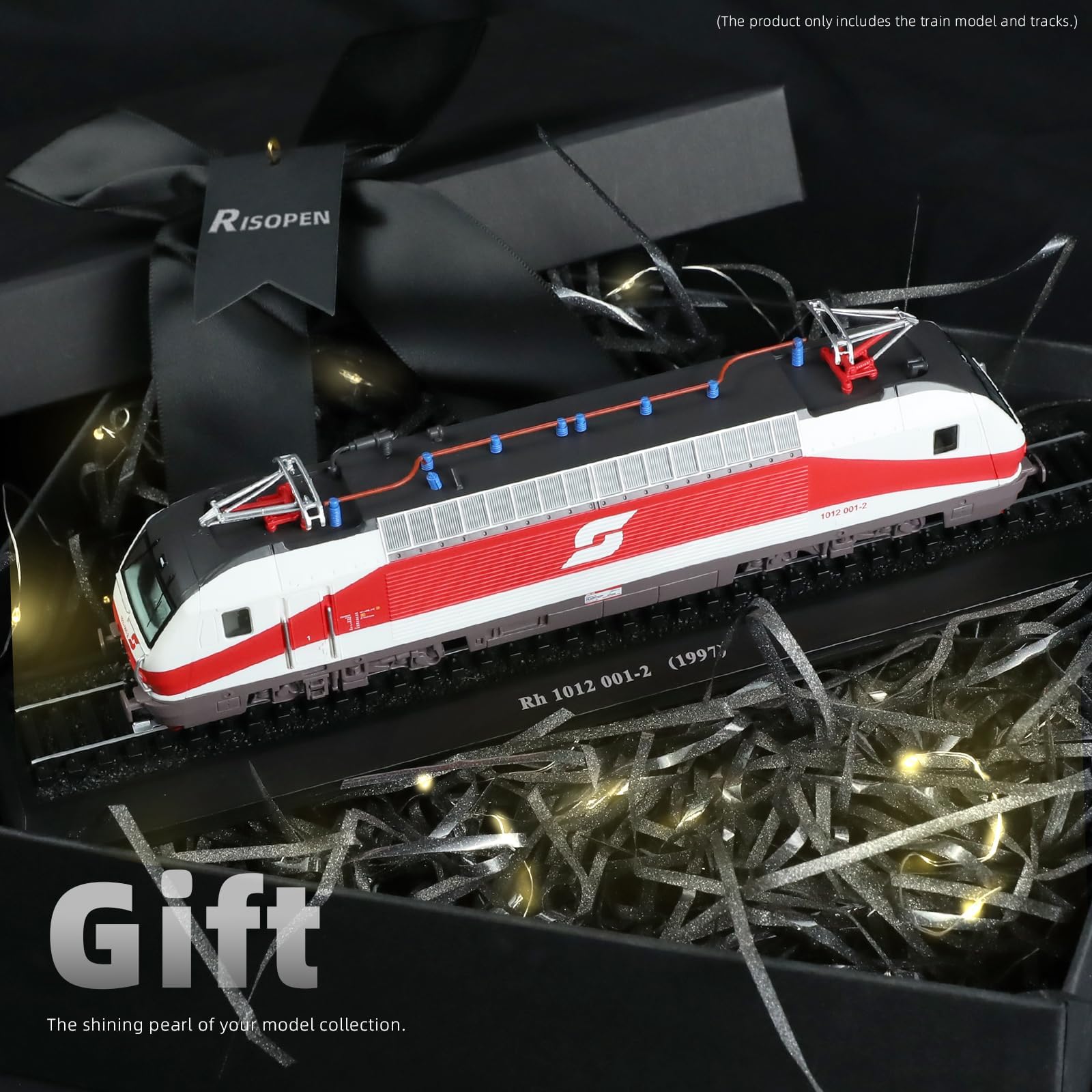 1/87 (HO Scale) 1997 Kh 1012 001-2 Finished Locomotive Model - Train Track Collectible - Red