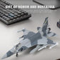 NUOTIE 1/72 FC-1 Fierce Dragon Model Grey Camo Diecast Jet Stand