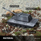 NUOTIE 1/72 Scale Finished Military Tank Model Alloy Metal Die cast with Plastic Tank Model World War Ⅱ Army Vehicl Tank Mini Model Gift Collection Ideal for Military Fans (Pz.Kpfw. E-100)