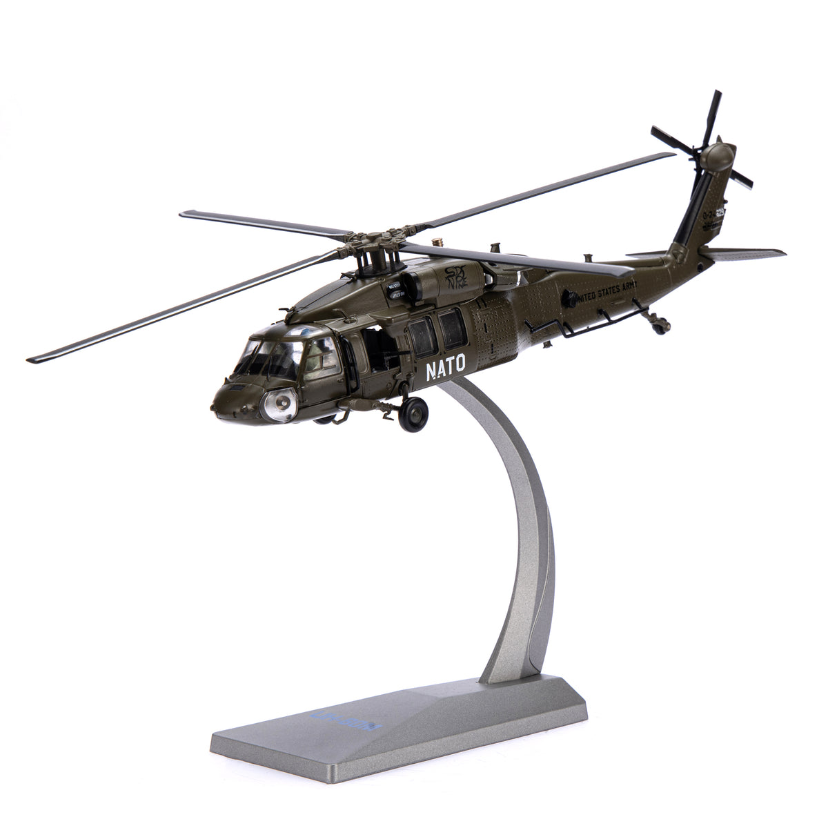 1/72 Sikorsky UH-60 Black Hawk Diecast Metal Model - US Navy SH-60 NATO Helicopter with Stand