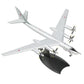 1/200 Tupolev TU-95 Bear Bomber Aircraft Model Metal Aircraft Model Kit Military Bomber Airplane Model with Stand for Adult Military Enthusiast Collection Display or Gift