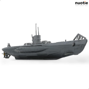 1/350 Die-cast WWII German Kriegsmarine U-47 Type VIIB Submarine Scale Model, NUOTIE
