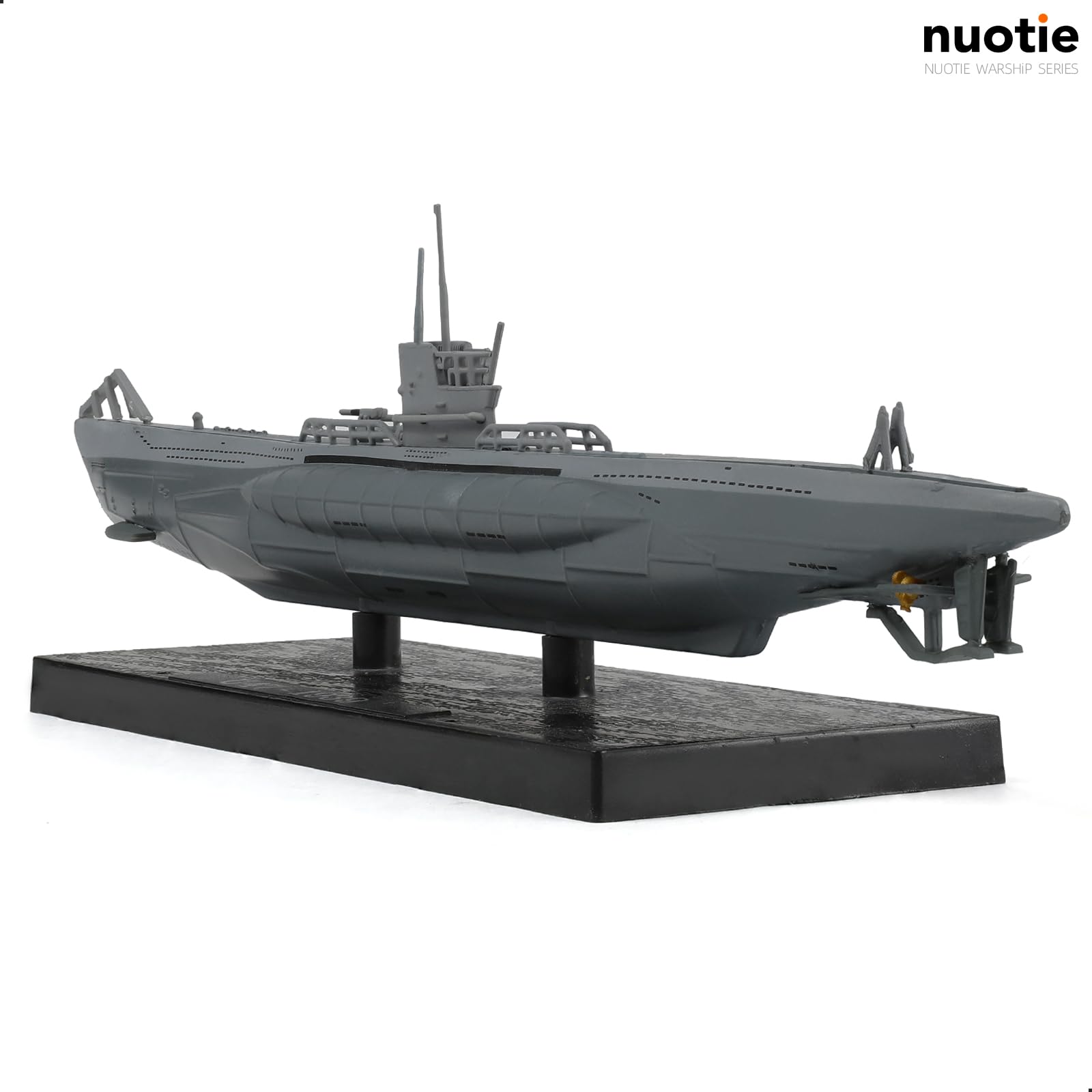 1/350 Die-cast WWII German Kriegsmarine U-47 Type VIIB Submarine Scale Model, NUOTIE