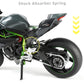 1:9 Motorcycle Model for Kawasaki Ninja H2R Alloy Diecast Motorcycle Model Toy Track Version Mini Moto Gift（Black）