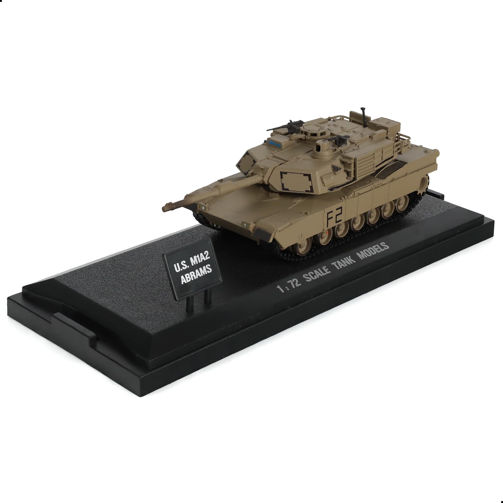1/72 Die-cast U.S. M1A2 Abrams Military Heavy Tank Scale Model