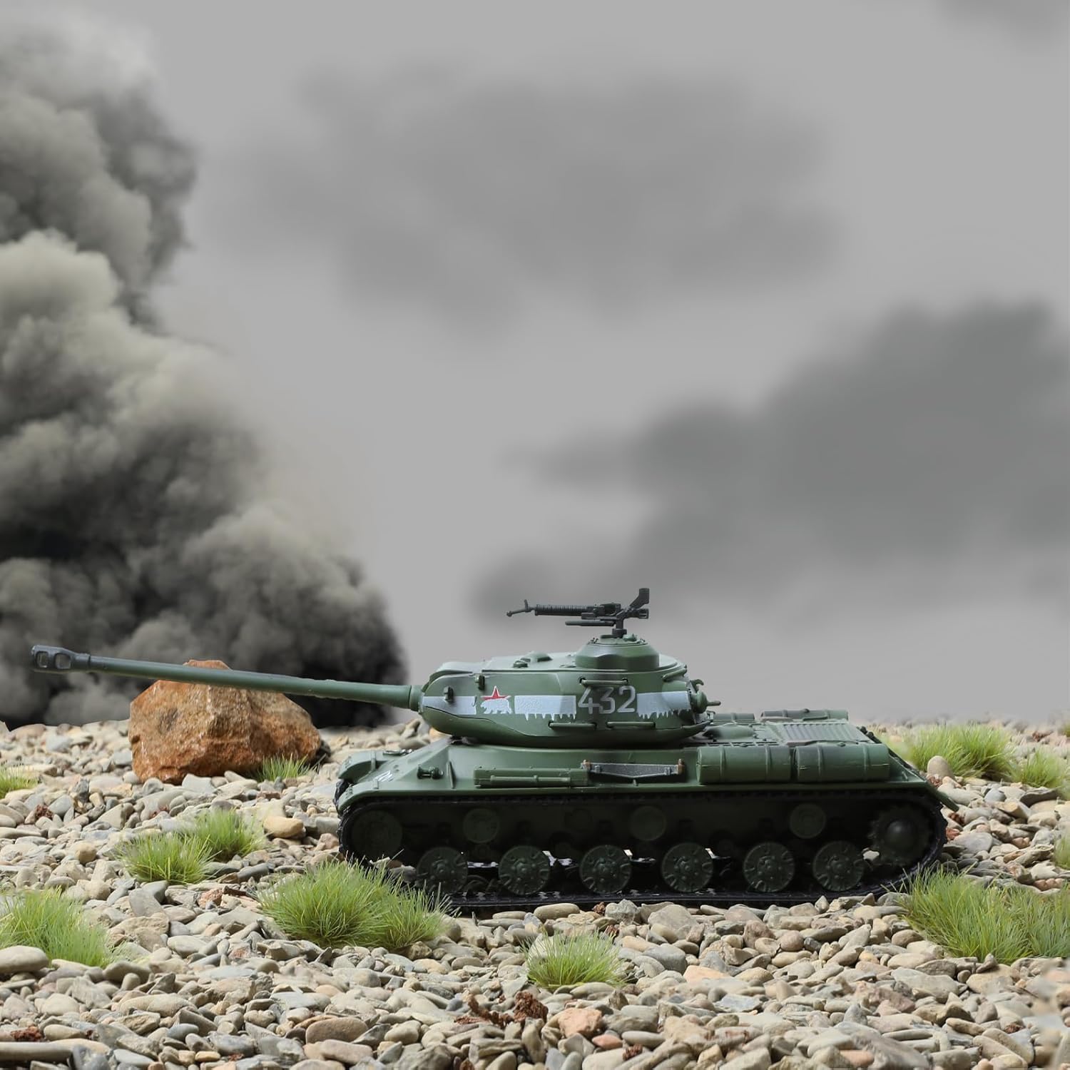 1/72 Die-cast Finished WWII Soviet IS-2 Heavy Tank Scale Model