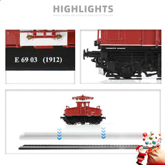 1/87 (HO Scale) 1912 E6903 Finished Locomotive Model - Train Track Collectible - Red