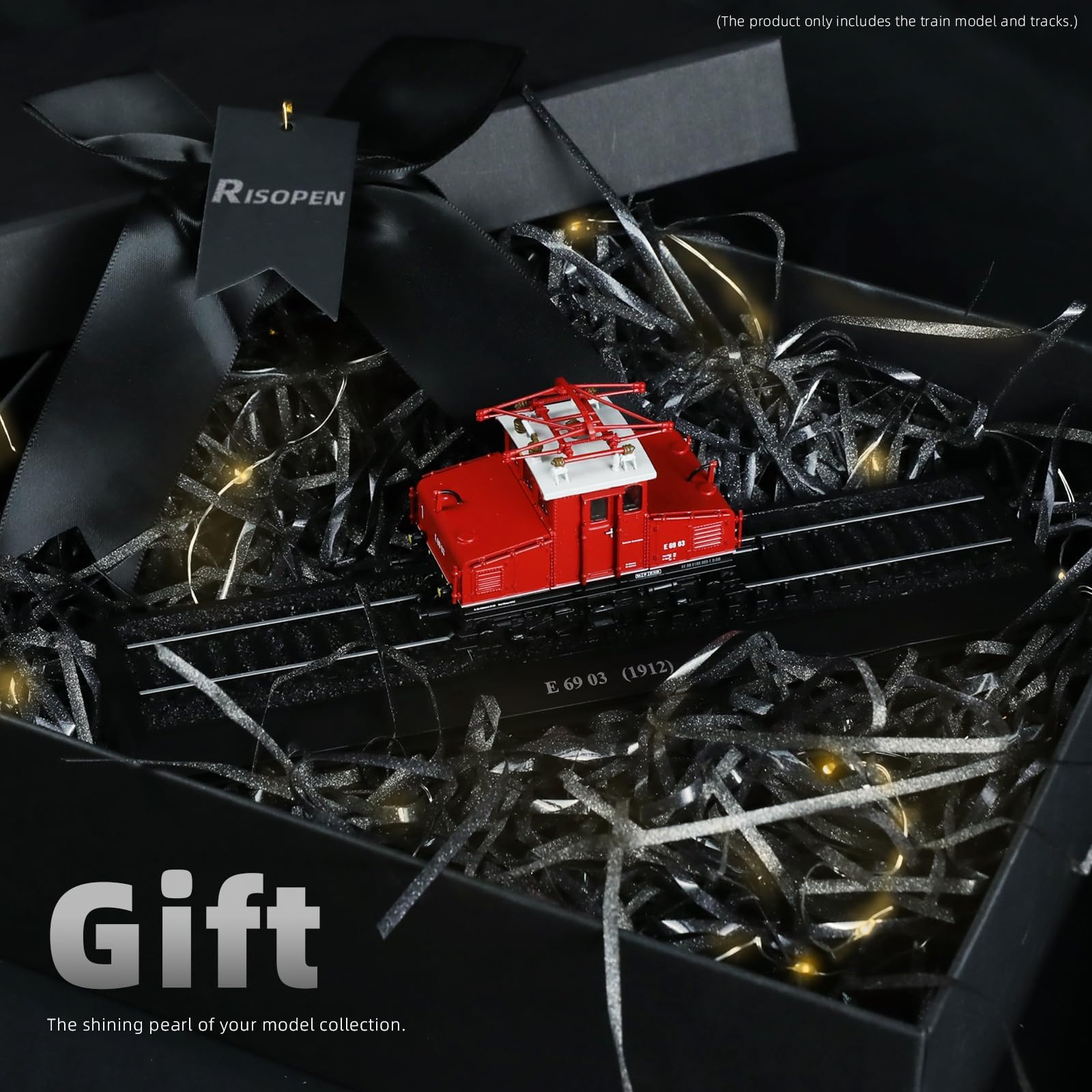 1/87 (HO Scale) 1912 E6903 Finished Locomotive Model - Train Track Collectible - Red