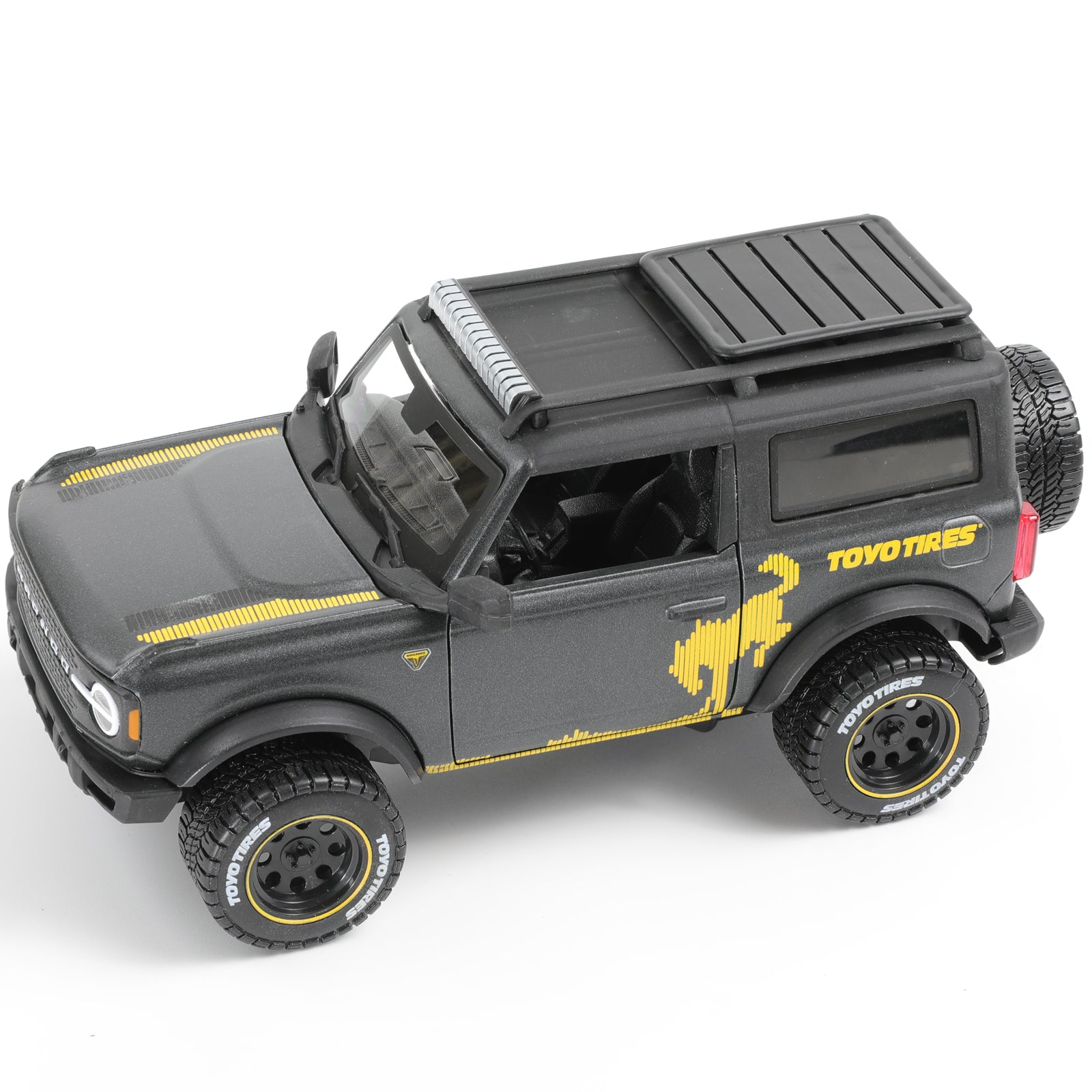 1:24 Die-cast 2021 Ford Bronco Badlands Scale Model Building Kit, MAISTO
