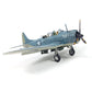 1:72 Douglas SBD Dauntless Metal Airplane Model Kit Diecast Alloy Fighter Model Vintage Combat Plane Prebuild Military Aircraft Collection for Display or Gift