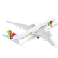 QUYUMOKE 1/300 TAP Air Portugal Airbus A330 Diecast Metal Aircraft Model with Stand for Aviation Enthusiasts as Gifts, Exhibition Decoration