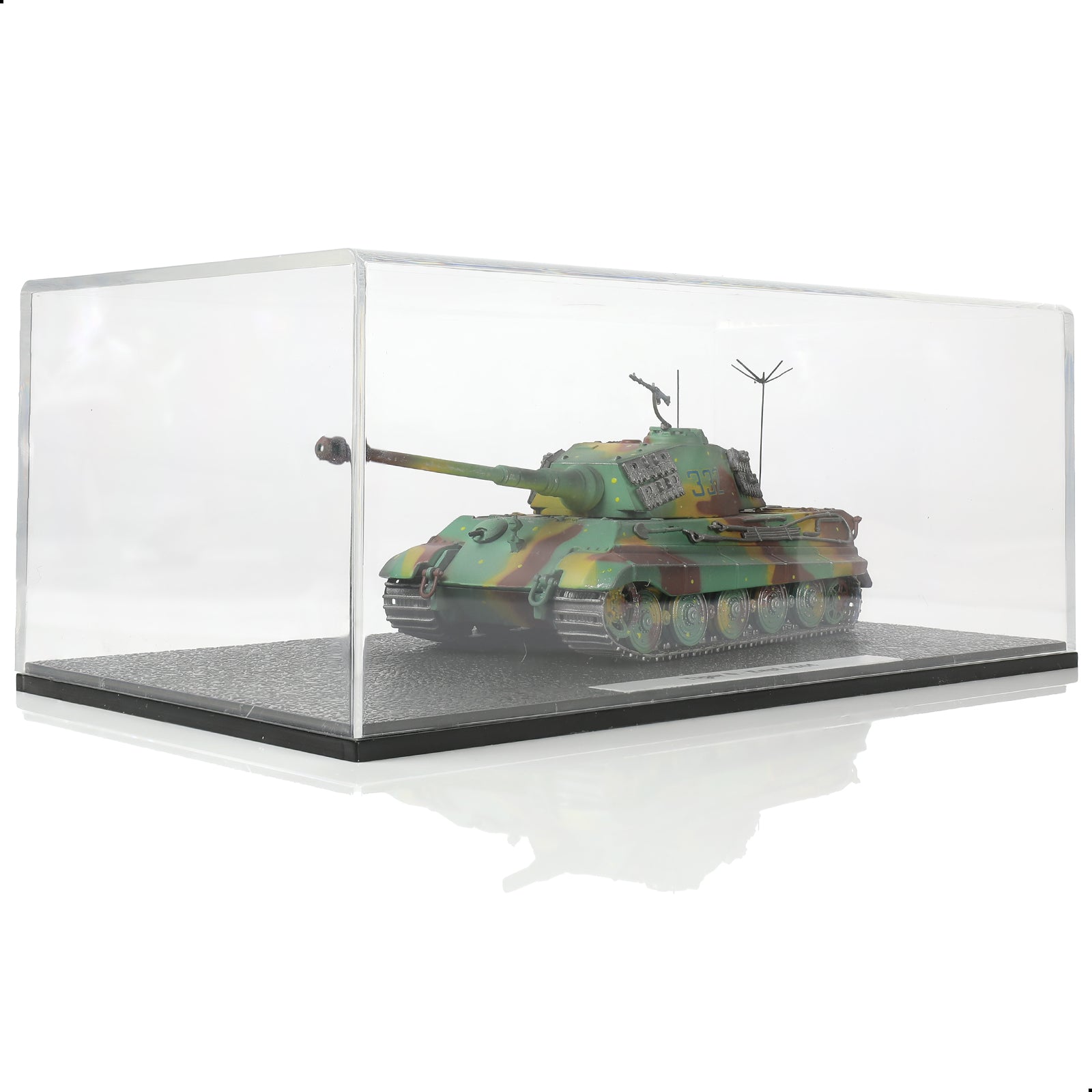 1:72 Die-cast WWII German Tiger II King Tiger Heavy Tank Model, East 1944, Light & Shadow Finish