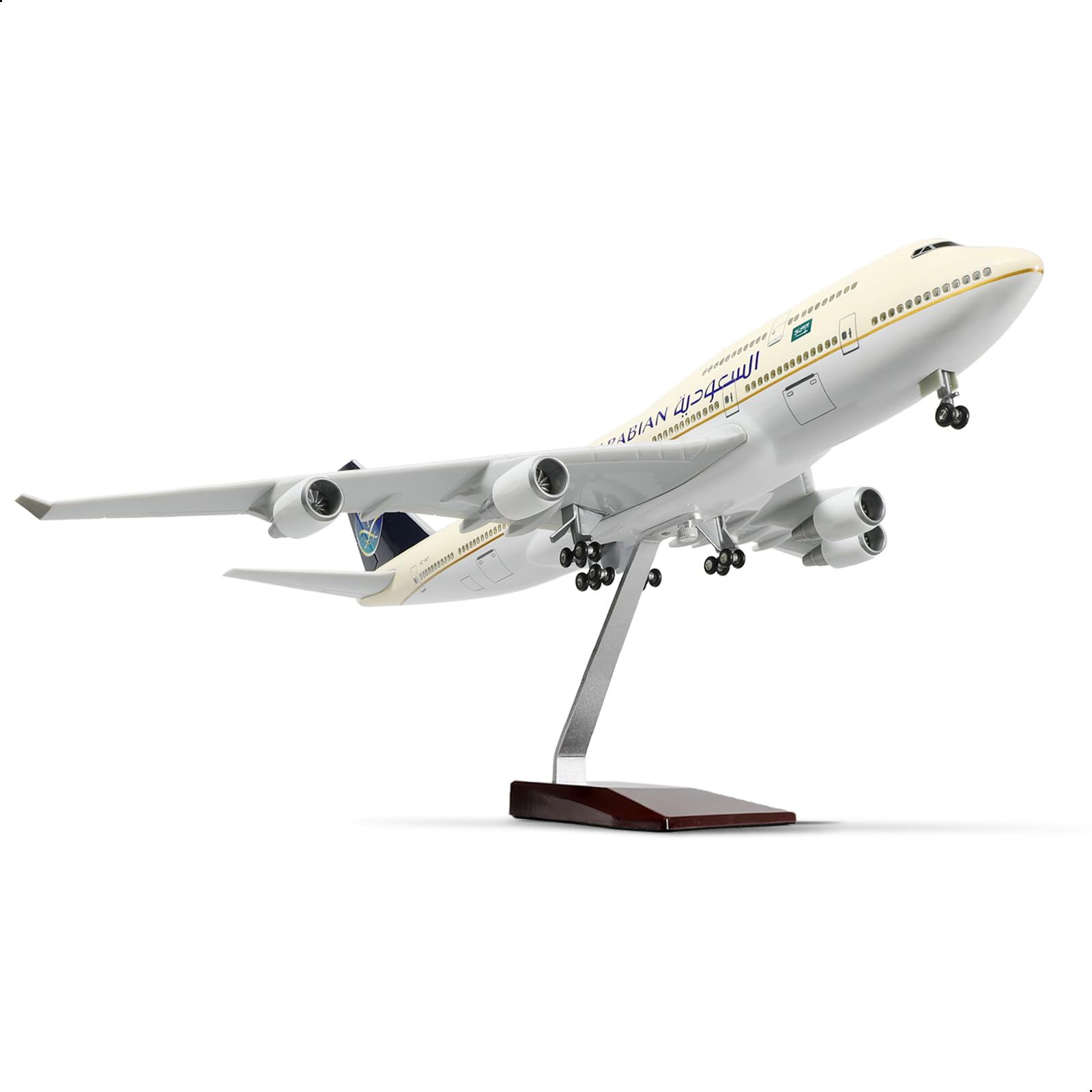 1/160 Saudi Arabian Boeing 747-400 Large Scale Model Airplane Enthusiasts Aircraft